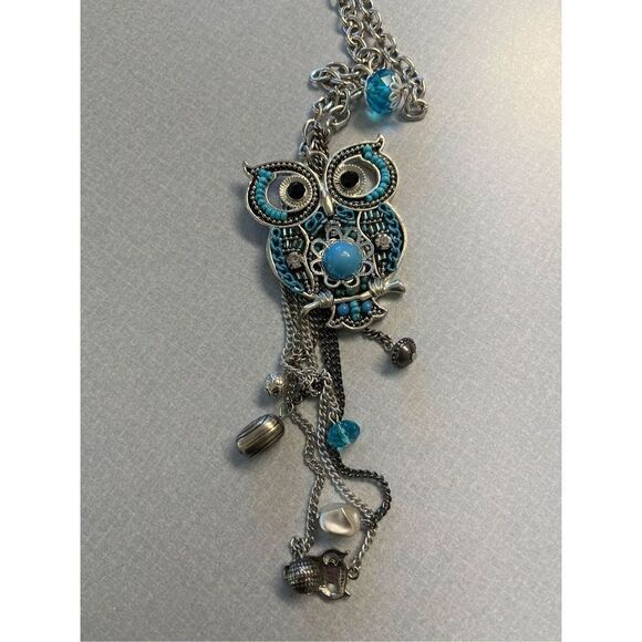 Retro owl necklace   - Picture 1 of 4